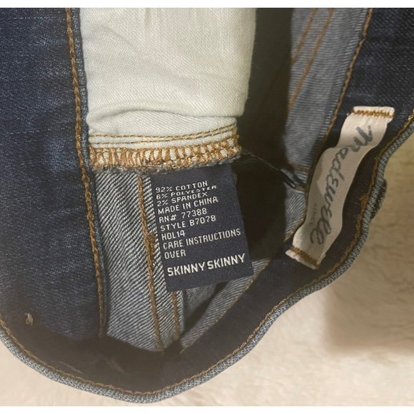 📚Madewell • Skinny Skinny Jeans - B7078 - Size 27 - Picture 7 of 7